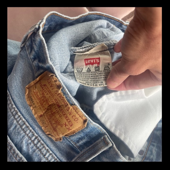 🤩 SOLD-Vtg 80s 501xx Button-fly Levi Jeans 28”X 29” - Picture 7 of 14